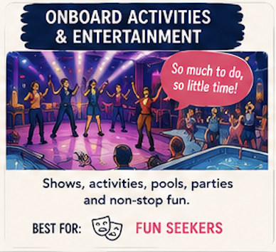Onboard Activities & Entertainment
